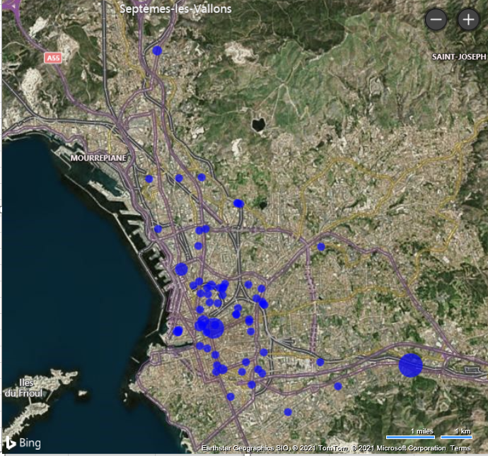 carte géographique logement AMPIL