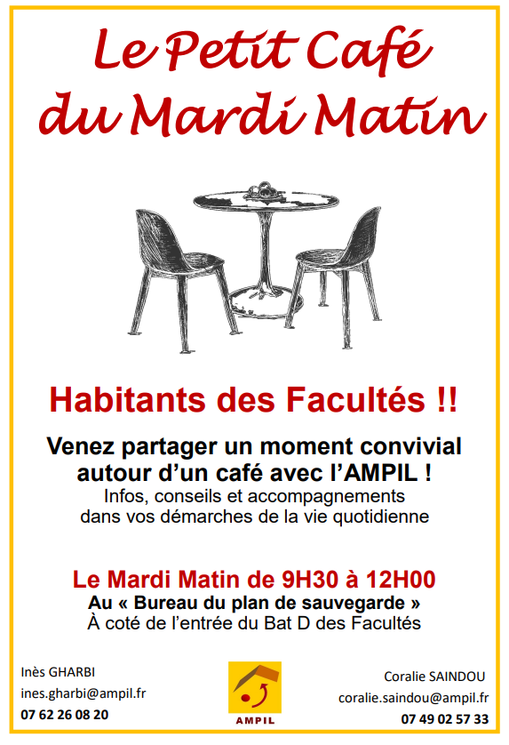 flyer petit café du mardi matin